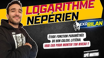 [TERM SPÉ MATHS] LOGARITHME NÉPÉRIEN / EXO INTERRO 🎯 FONCTION COMPOSÉE CALCULS LITTÉRAL ...