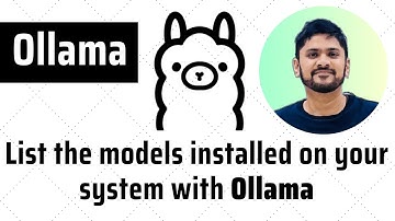 List the LLMs installed on your system locally with Ollama | Ollama Tutorial | Amit Thinks