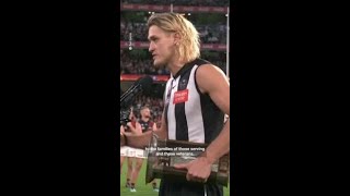 Darcy Moore's ANZAC speech blows AFL fans away screenshot 3