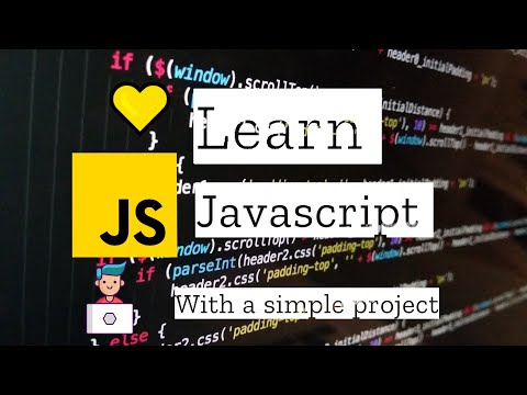 Learn Javascript With Making a Simple Project