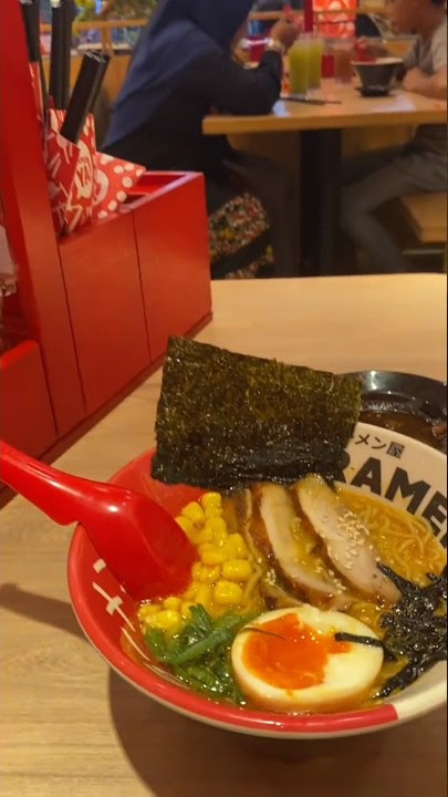 Gantian Japanese Food Merapat! Mentahan Video Makan Ramen di Mall Nih! #storywa #shorts #ramen