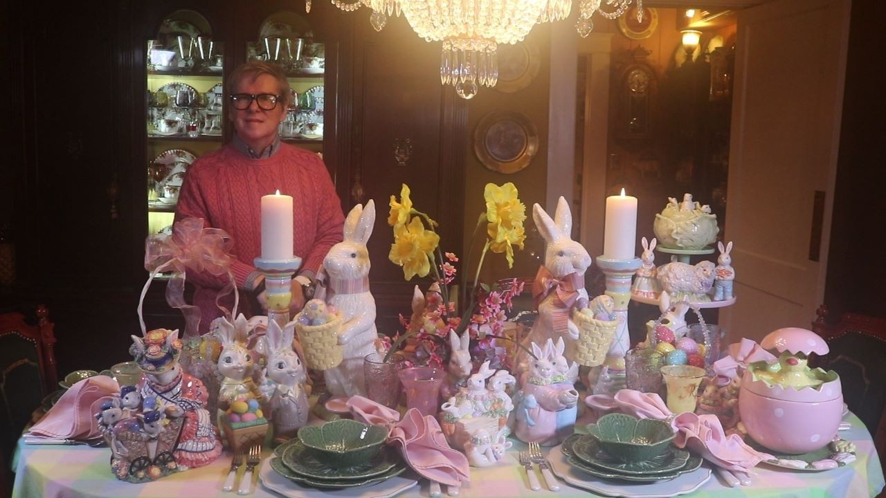 Eastertime Tablescape - Easter Spring Table Setting