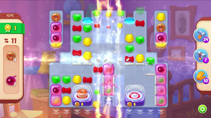 Homescapes 474 Level - 15 moves - NO BooSTERS