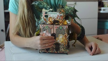 Mini Album-Kaleidoscope tutorial by Lena Astafeva for Graphic 45 DT 2016 Call-final round