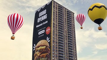 Banner Unroll CGI Ads #cgiads #cgi #3d #ads #vfx #animation #blendertutorial