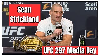 Champ Sean Strickland Says ALL THE RIDICULOUS THINGS You Want To Hear Before UFC 297 Du Plessis Bout
