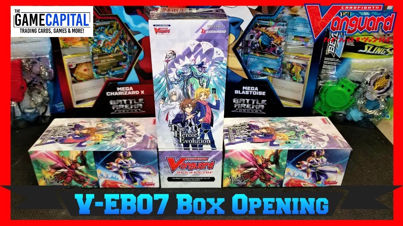 Cardfight Vanguard The Heroic Evolution V-EB07 ANOTHER 4 Booster Box Opening