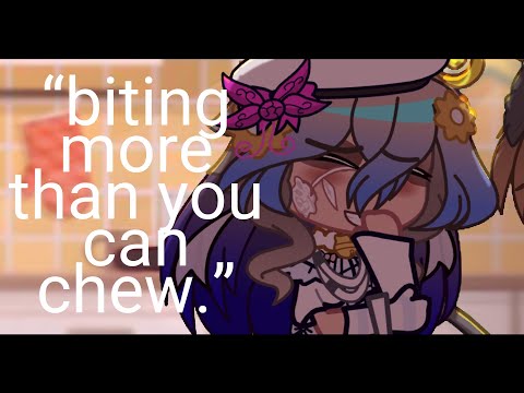 ‘ ‘ biting more than you can chew. ‘ ‘ [ FNaF | WILLRISSA (PLATONIC) | CANON AU! ]