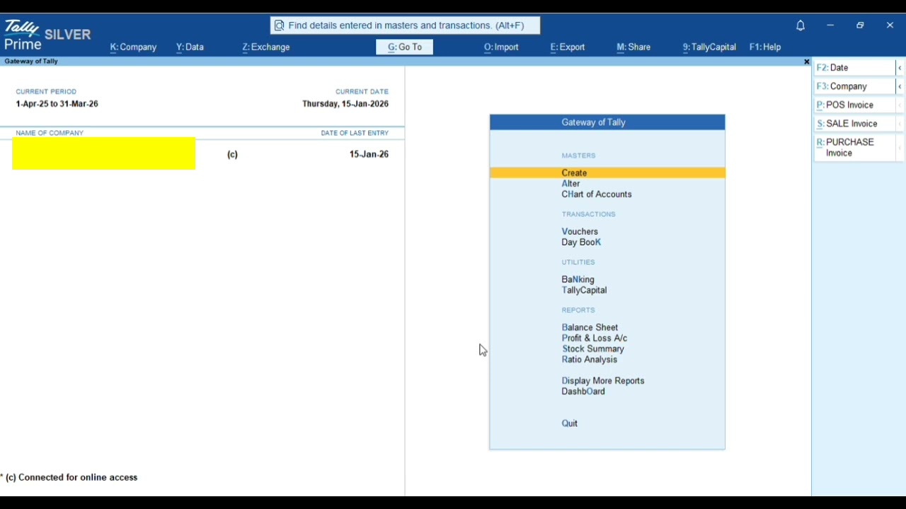 Tally prime new updates 