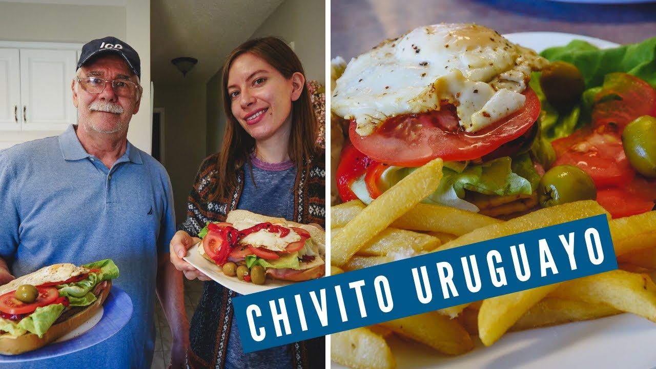Zanahoria rasguño Productos lácteos Comiendo CHIVITO URUGUAYO en Canadá 🇺🇾 | Típico PLATO URUGUAYO Preparado  en SANDWICH y AL PLATO! 😋 - YouTube