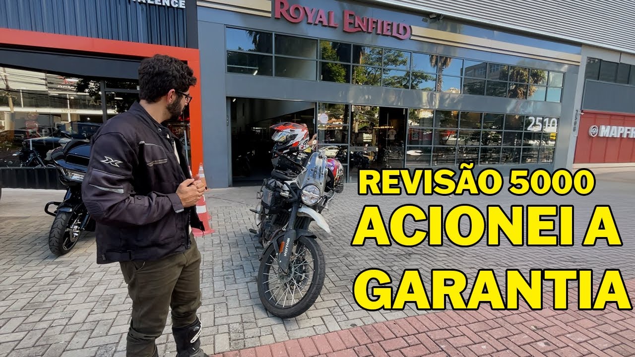 REVISÃO DE 5000 HIMALAYAN 450. TIVE QUE ACIONAR A GARANTIA