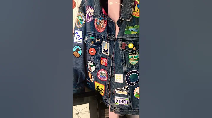 Vintage Denim Jacket With All The Patches, Minnesota State Fair 2022