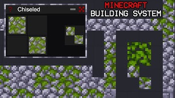 Chiseled Menu | Minecraft Building System Mod Showcase #4