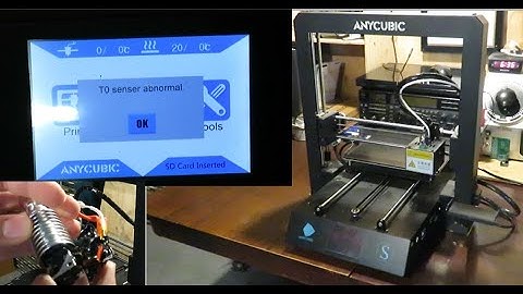 Anycubic Mega S T0 Sensor Abnormal code Repair