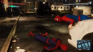 Fake Spider-Man and real Spider-Man die together Spider-Man PS4