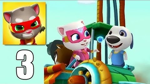 |Talking Tom Hero Dash|Saving Hank|Part 3 Gameplay.