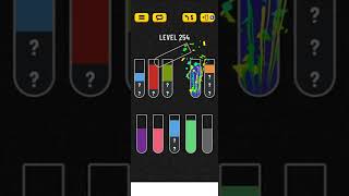 Water sort puzzle level 254