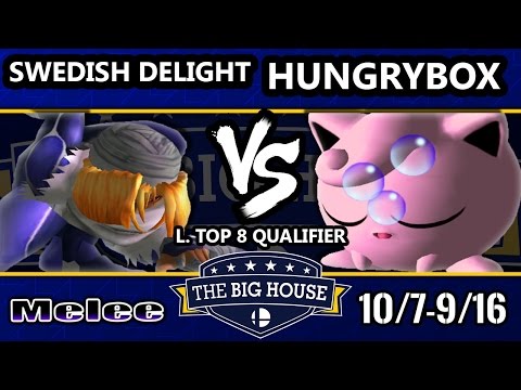 TBH6 SSBM - Liquid'Hungrybox (Jiggs) Vs. RNG | Swedish Delight (Sheik) - Smash Melee LT8 Qualifier