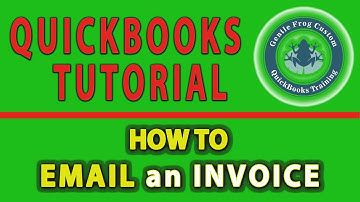 QuickBooks Online Tutorial - How To Email an Invoice