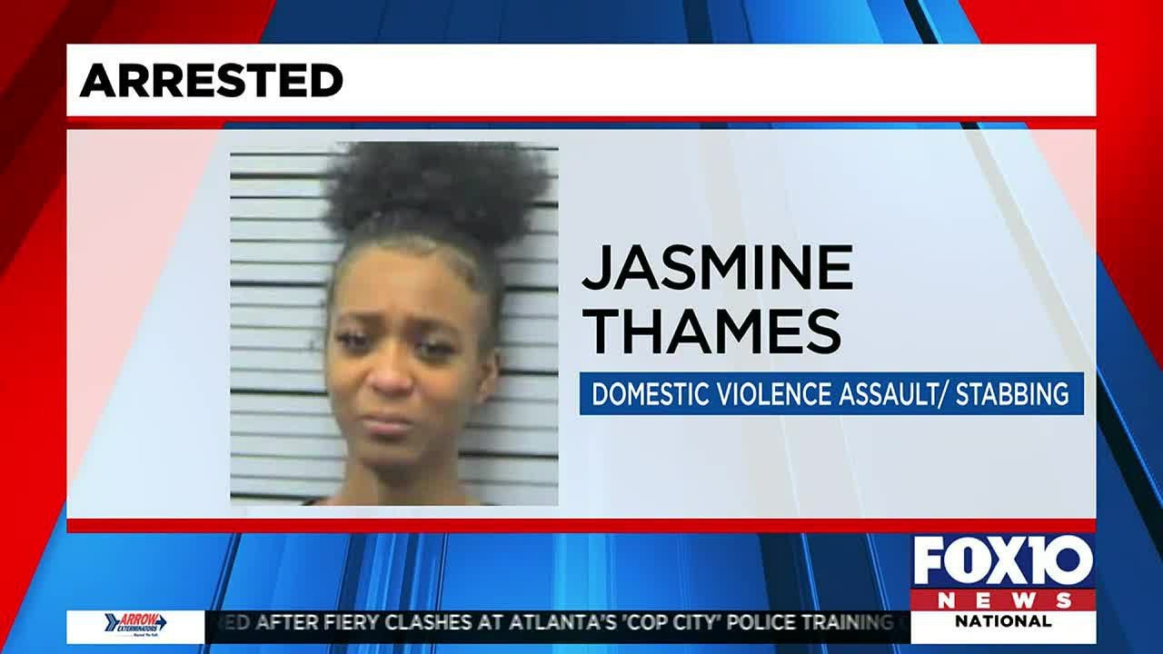 Woman arrested for stabbing boyfriend - YouTube