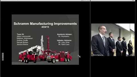 2015 - 2016 Senior Project Presentation - Schramm Manufacturing Improvements