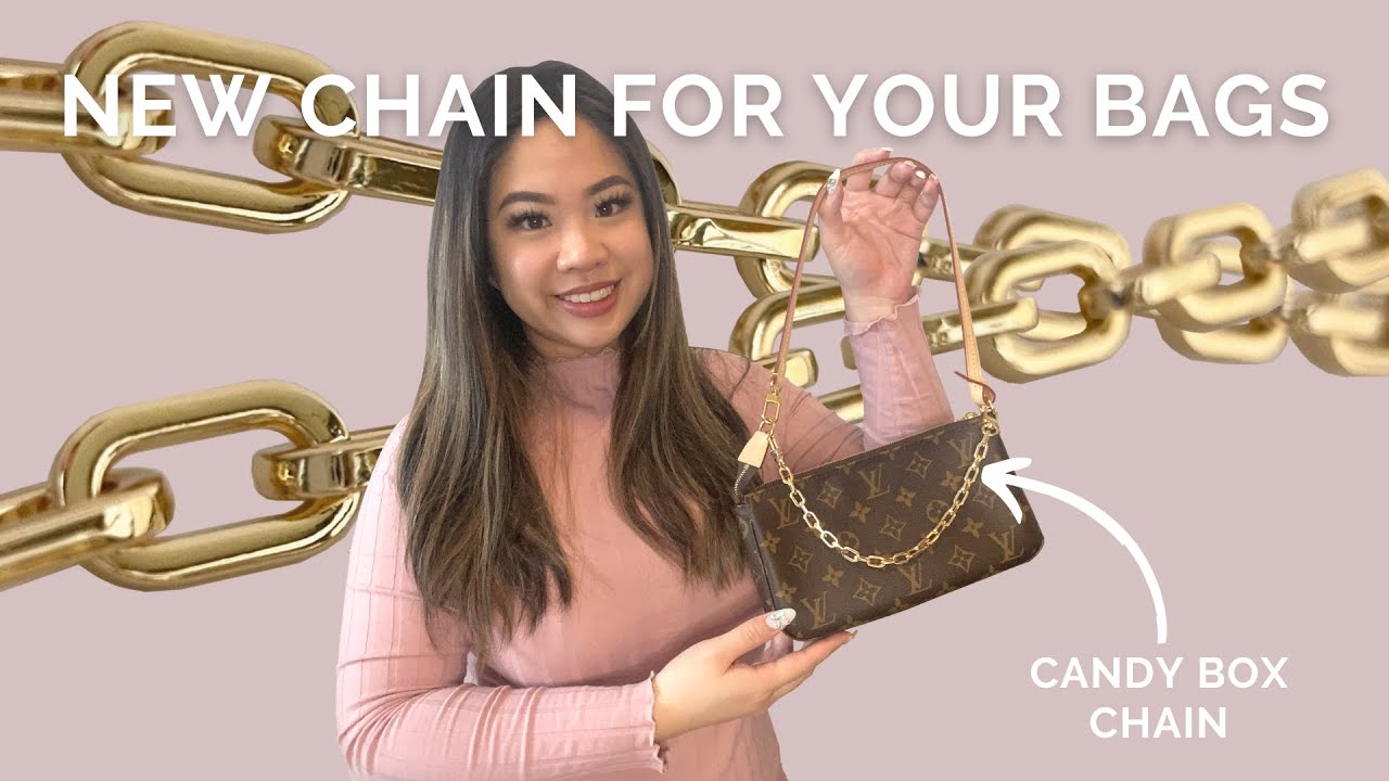 NEW RELEASE: CANDY BOX chain perfect for Louis Vuitton bags