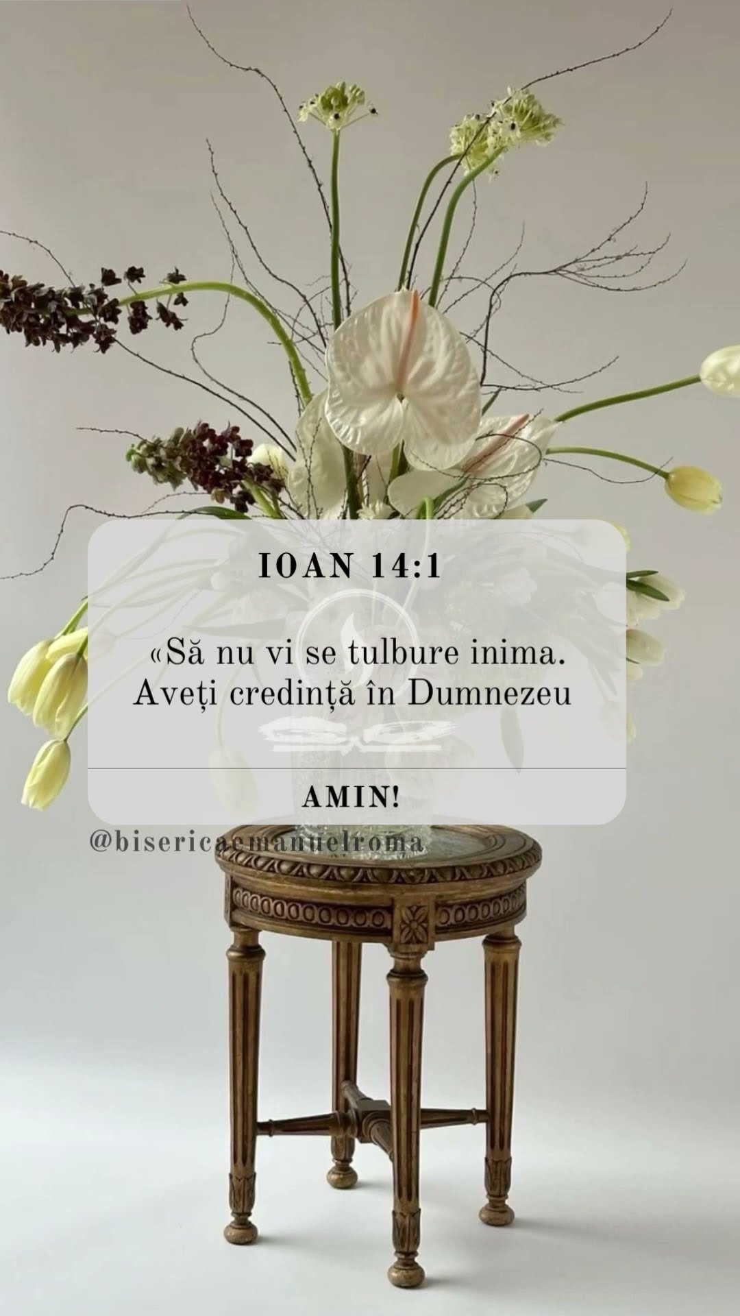Versetul S pt m ni Ioan 14 1 versetebiblice bisericaemanuel YouTube Versetul S pt m ni Ioan 14 1 versetebiblice bisericaemanuel YouTube