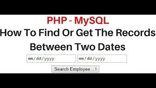 PHP | how to filter the records between two dates MySQL (phpMyAdmin)