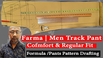 How to Regular Fit pant pattern cutting tutorials | Pattern Drafting @rmgpm16