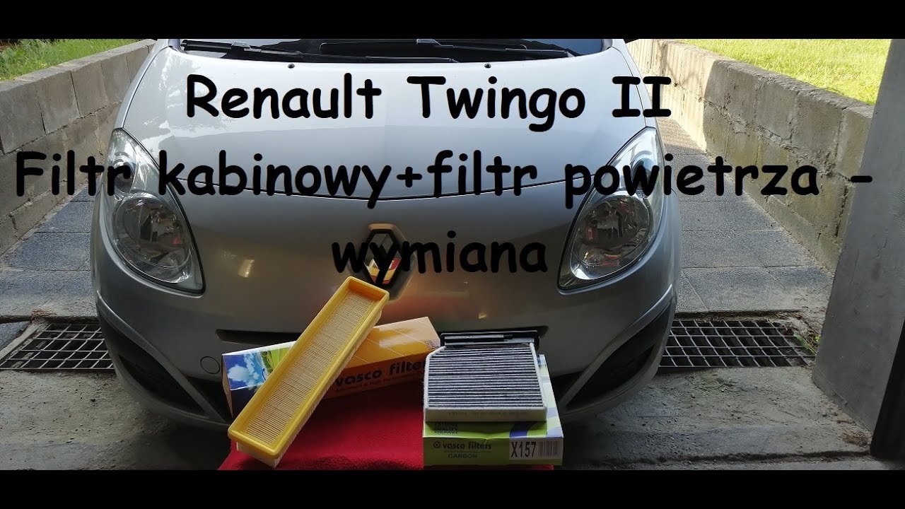 Renault Twingo II Filtr Powietrza / Filtr Kabinowy