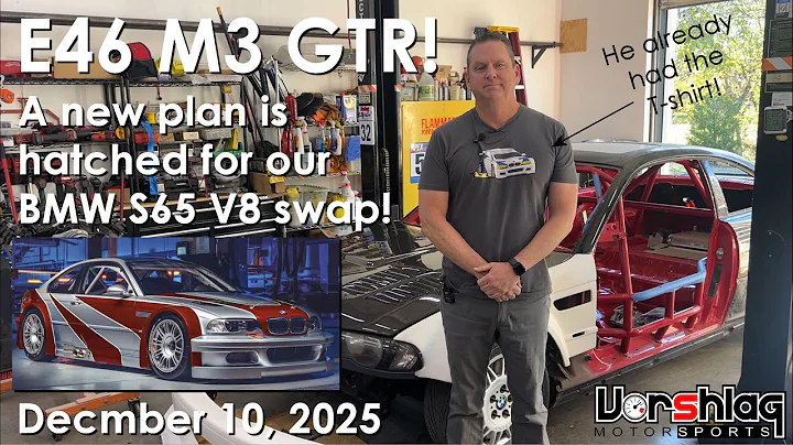 Vorshlag - E46 M3 GTR Project Intro + Hellrotten S65 Swap paused?