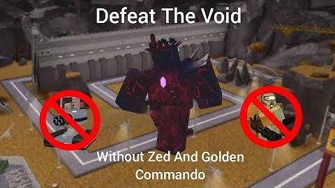 Tower Battle Solo Defeat Void Without Zed and Golden Commando
