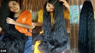 تطويل الشعر بسرعة الصاروخmy Weekend hair   care routine / healthy hair