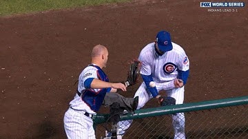 Rizzo makes grab after ball goes off Ross