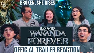 BLACK PANTHER: WAKANDA FOREVER OFFICIAL TRAILER REACTION!! | MaJeliv Reactions l Broken, she rises!