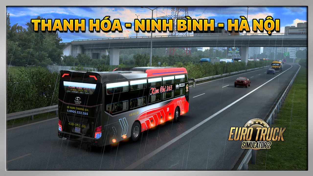 ETS2 - Xe Khách Kim Chi 265 | Đà Nẵng - Hà Nội (BX Nước Ngầm) | Tập 4