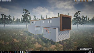 AR\VR Architecture Visualization sample (UNREAL ENGINE, realtime) lowpoly