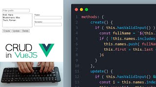 CRUD in VueJS