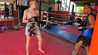 Muay Thai With Kru Plearn - It Was A Very Tough Lesson! PART 2