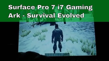 Surface Pro 7 i7 Gaming - Ark survival evolved