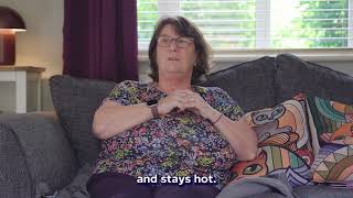 Sandy heat pump video testimonial
