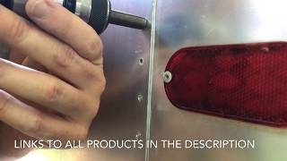 How to install Buck Rivets.  Airstream Restoration