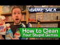 How to clean your stupid games  game sack