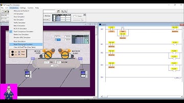 Programação em Ladder - Aula 05 - Comando de motores - Dual Compressor Simulator