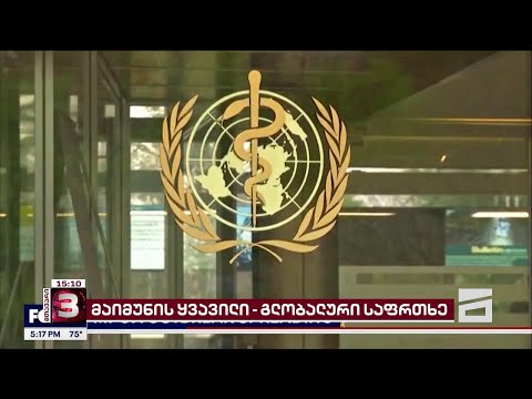 არსებობს თუ არა მაიმუნის ყვავილის საქართველოში გავრცელების რისკი