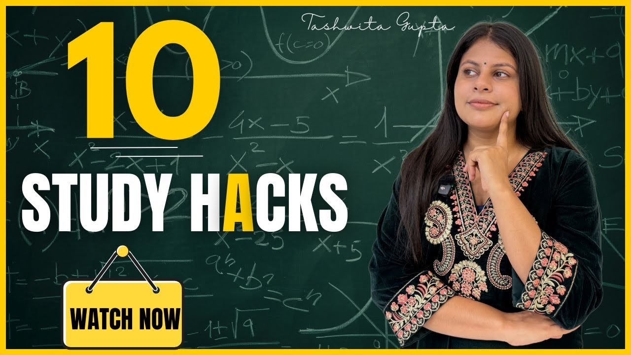 10 Study Hacks to Ace any Exam - YouTube