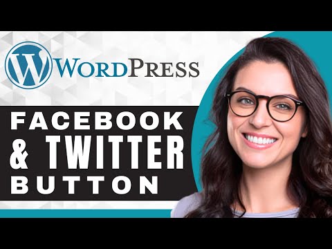 How to Add Facebook Like and Twitter Follow Button | WordPress Tutorial (2027)