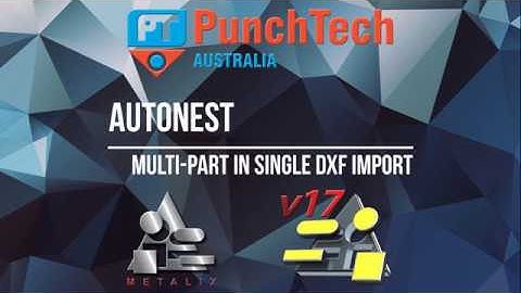 Metalix AutoNest V17 : Single DXF with multi-part import, CAM and send to production