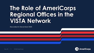 VISTA Network: Regional Offices December 2020