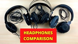 JBL Quantum 100 Vs AKG 52 Vs Sennheiser HD206 | Grand Headphones Comparison